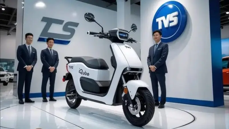 TVS electric scooty