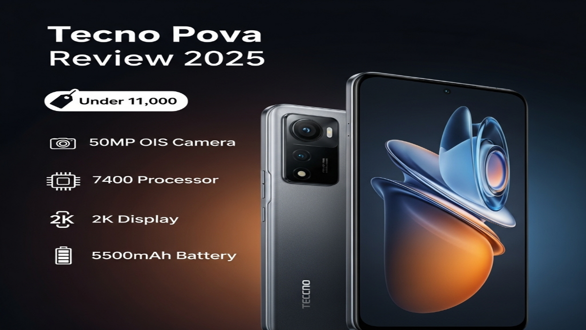 Tecno Pova Smartphone – 50+50+8 OIS Camera,