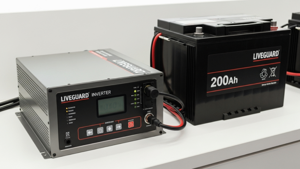 Liveguard Inverter

Liveguard Battery

12V 200Ah Battery