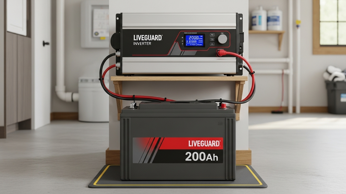 Liveguard Inverter Liveguard Battery 12V 200Ah Battery
